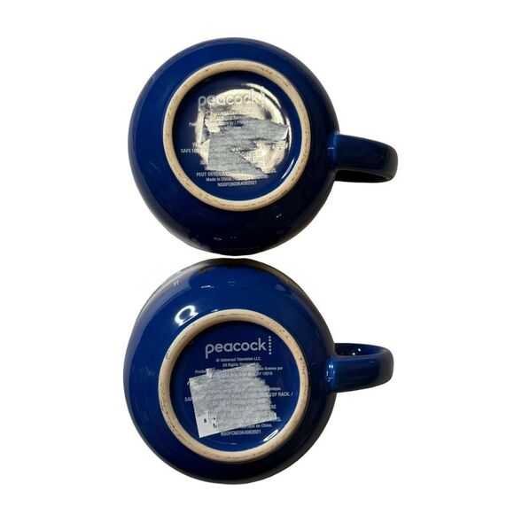 Dunder Mifflin The Office Dwight Jim Pam Michael Stanley Bundle of 2 Soup Mugs - Picture 4 of 5